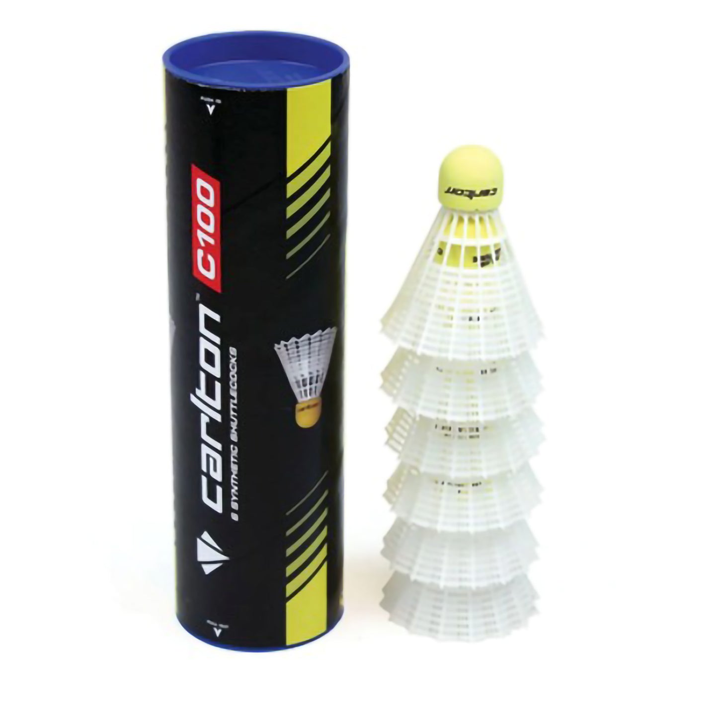 Carlton C100 Shuttlecocks White Medium