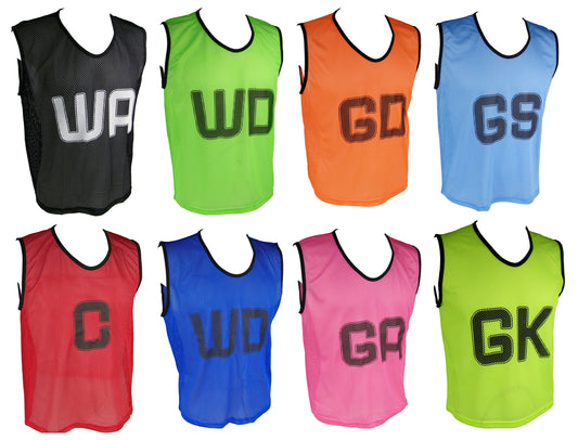 Micro Mesh Netball Vests Set Small