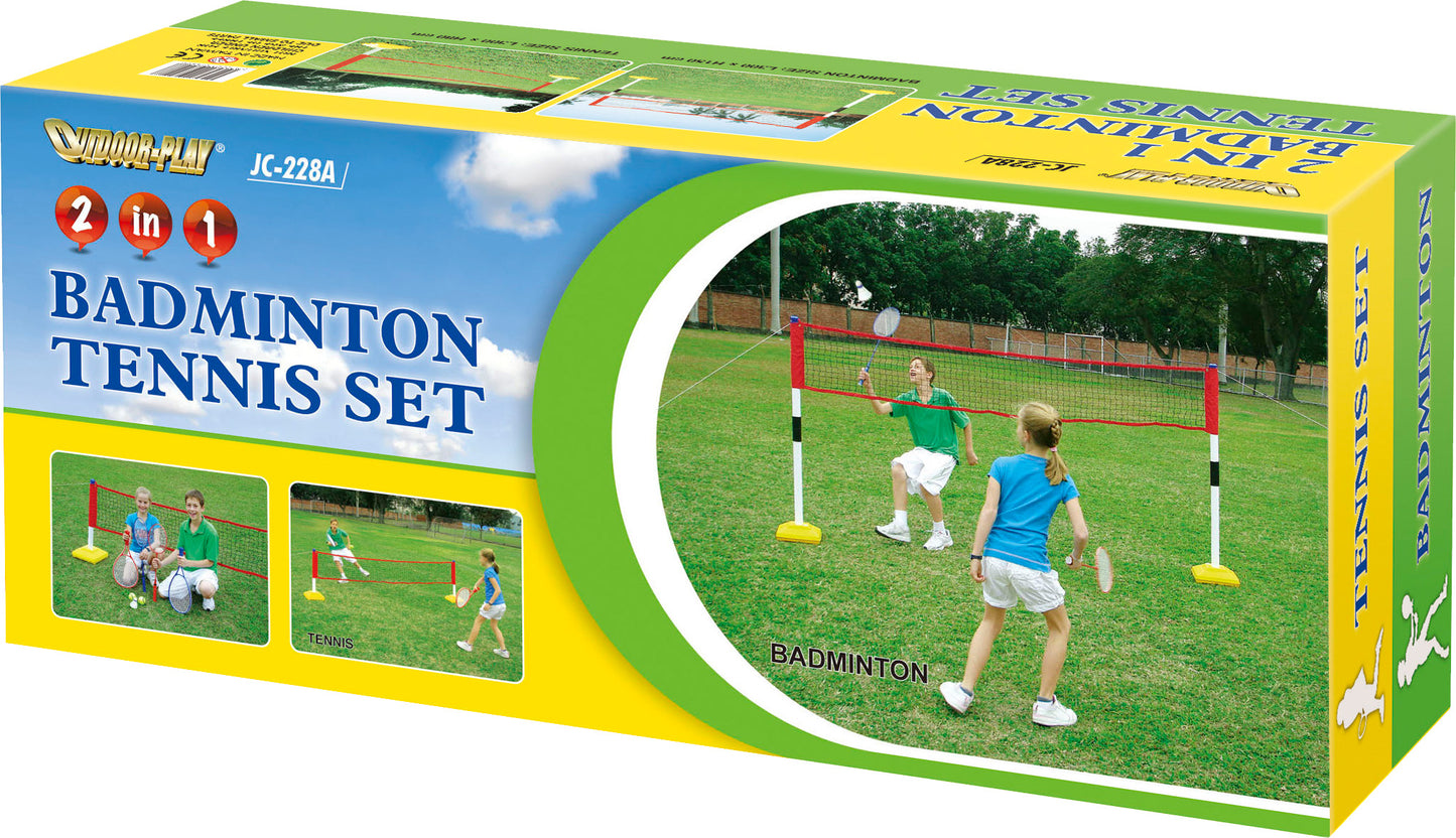 2 in 1 Badminton/Tennis Set