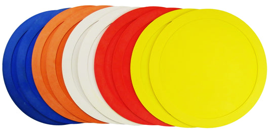 Multi-Coloured Flat Marker Discs