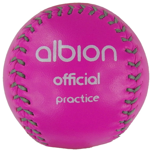 Albion Official Practice Rounders Ball Pink