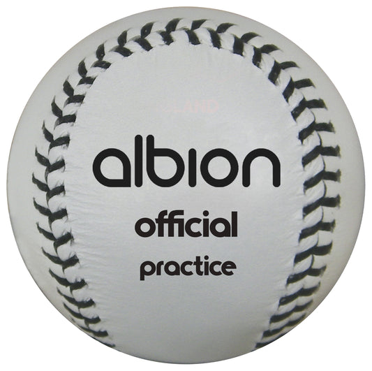 Albion Official Practice Rounders Ball White