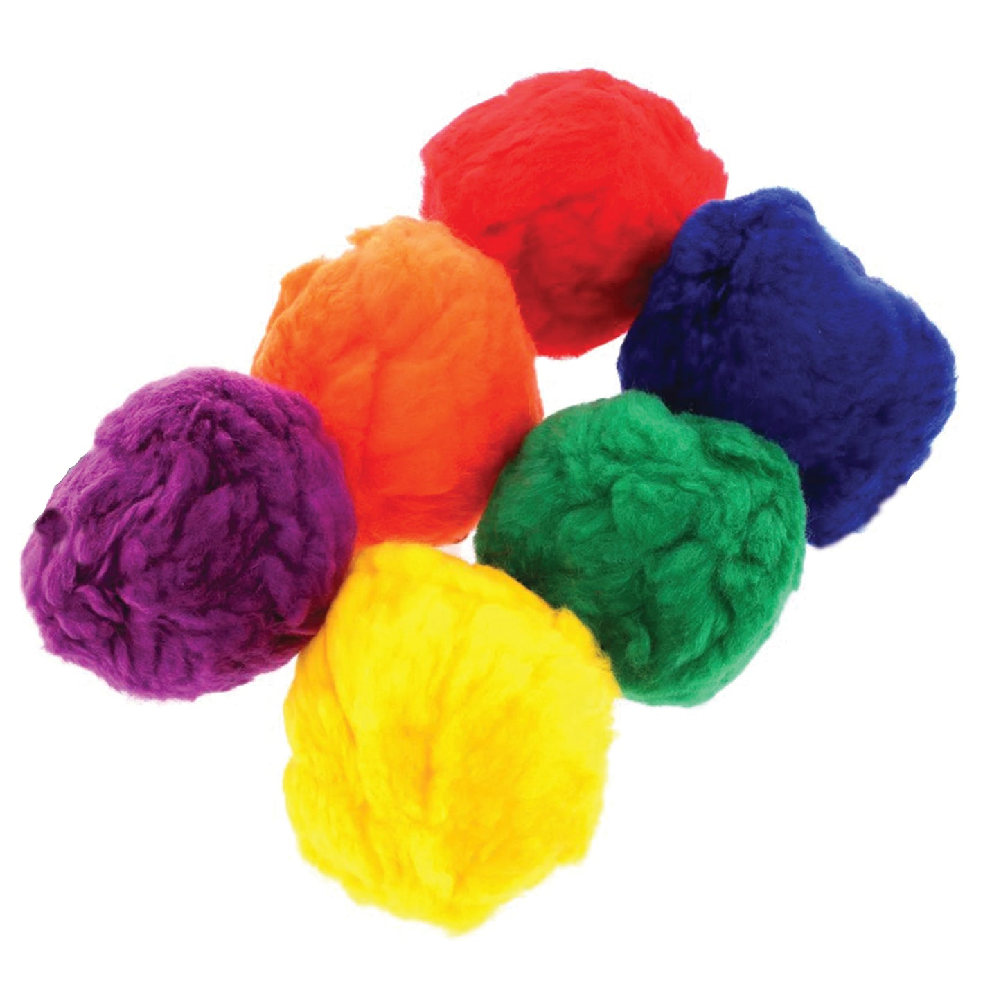 Fluffy Fabric Balls 70mm